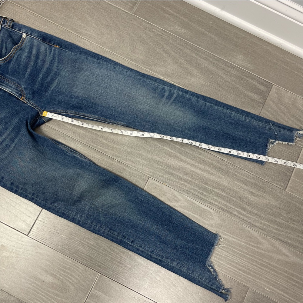 RAG & BONE Jeans Cate Step Hem Mid Rise Ankle Skinny in Hampton Size 24 - Picture 16 of 16